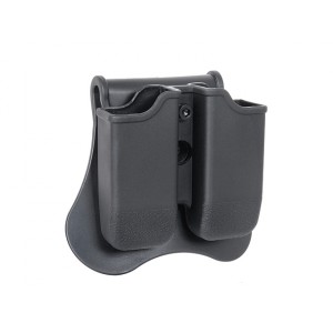 G17/G19/ACP Airsoft Double Mag Pouch Series - Black [Amomax]